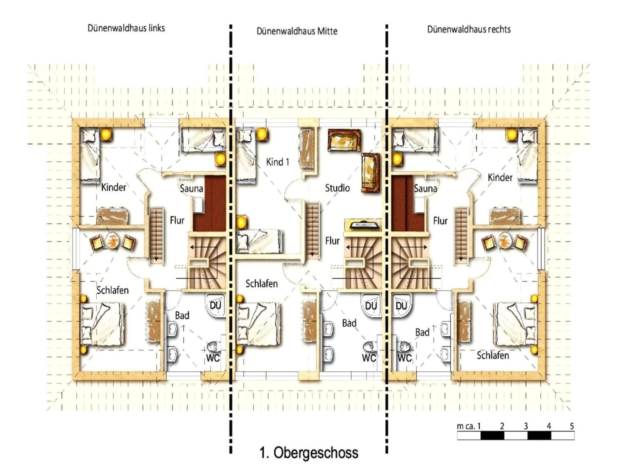 Ferienwohnung Townhouse Dünenwaldhaus Mitte, Trassenheide Exterior foto